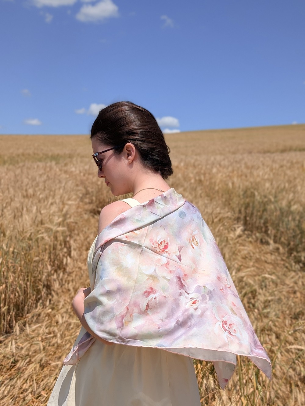 Платок из хлопка
